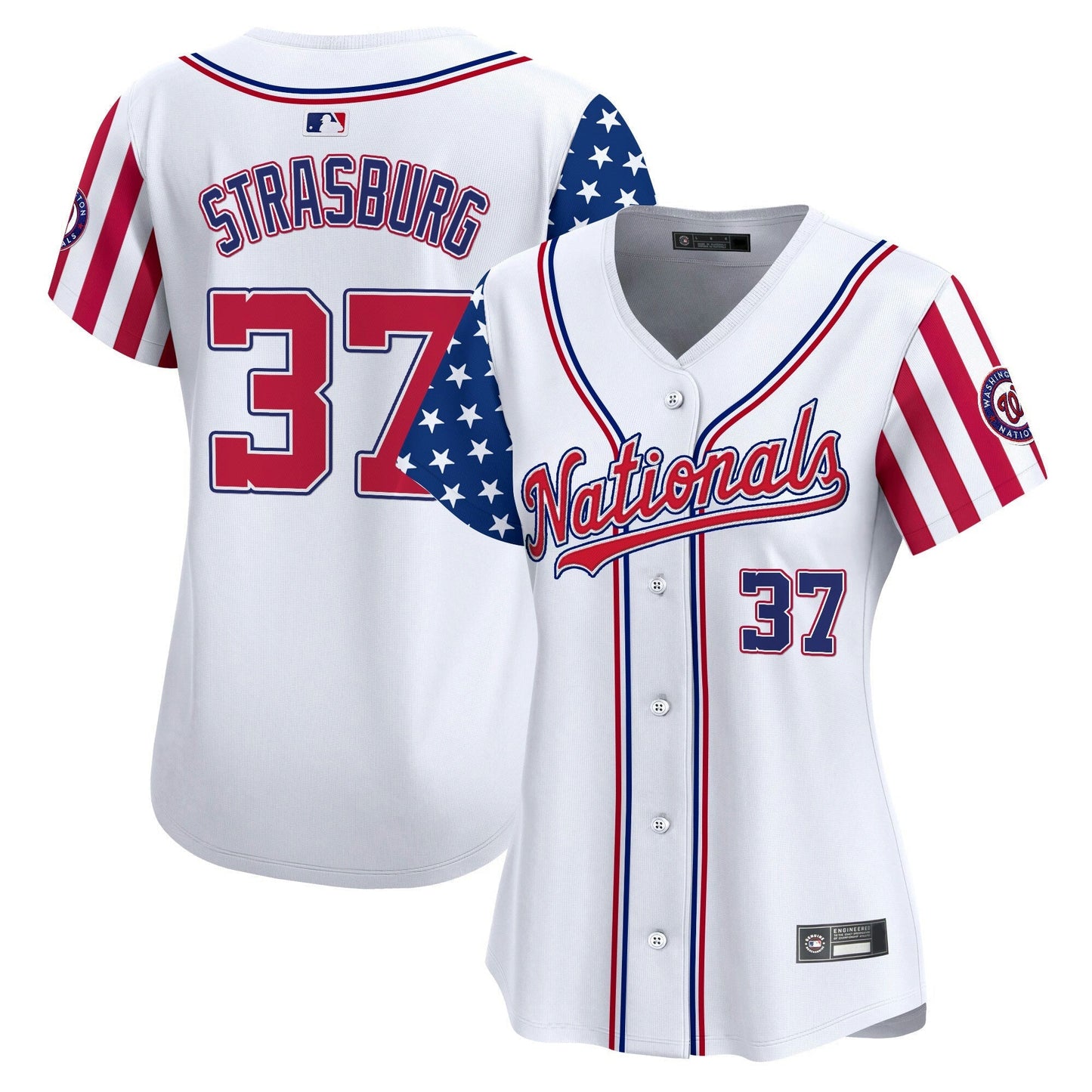 Camisa MLB Women’s Washington 2025 Independence Day Vapor Premier Limited Jersey