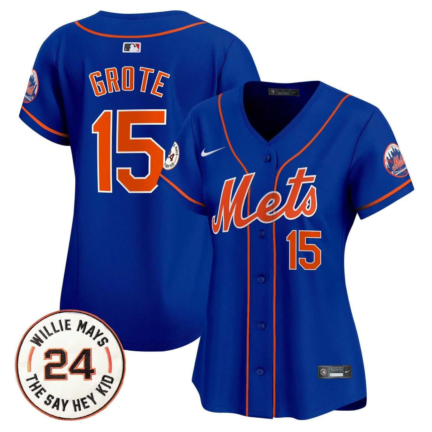 Camisa MLB Women’s Willie Mays Patch Vapor Premier Limited Jersey