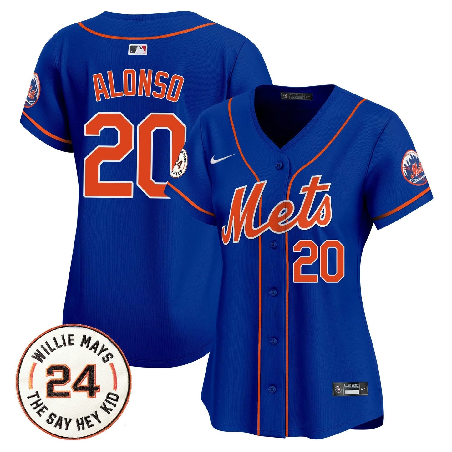 Camisa MLB Women’s Willie Mays Patch Vapor Premier Limited Jersey