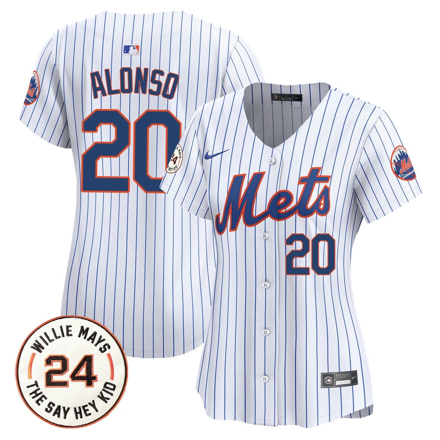 Camisa MLB Women’s Willie Mays Patch Vapor Premier Limited Jersey