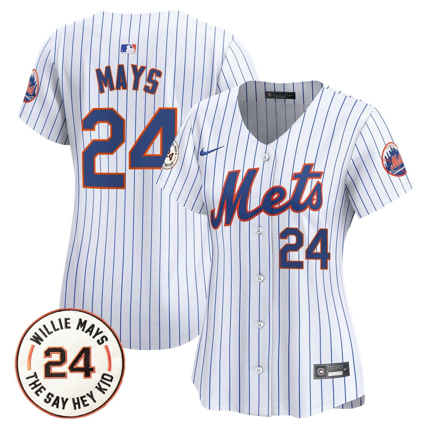 Camisa MLB Women’s Willie Mays Patch Vapor Premier Limited Jersey