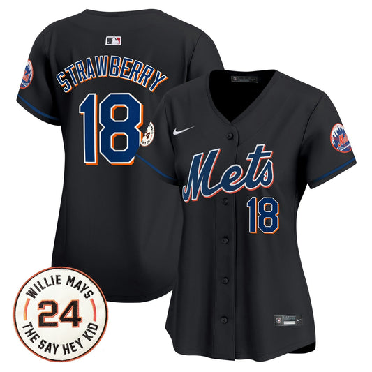 Camisa MLB Women’s Willie Mays Patch Vapor Premier Limited Jersey