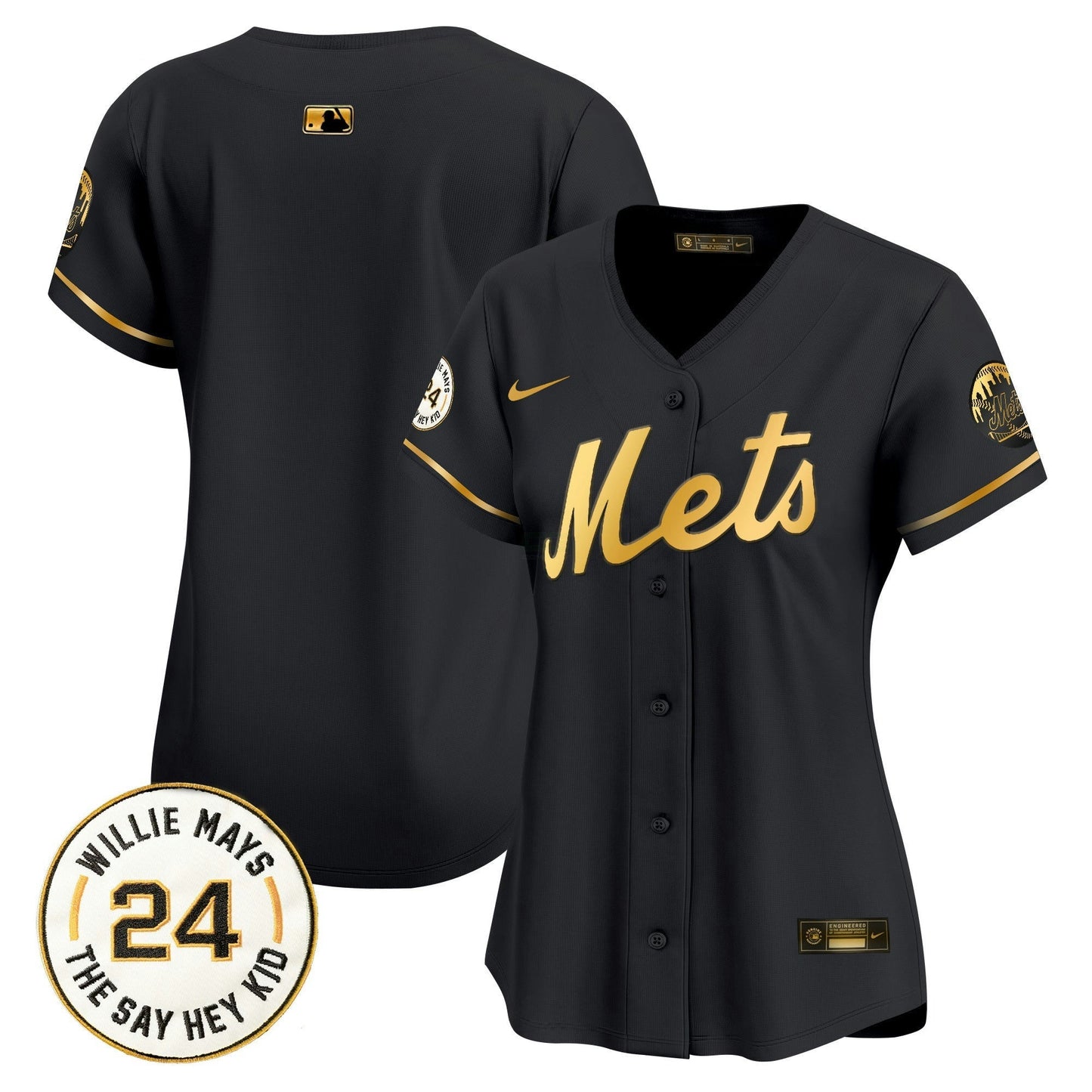 Camisa MLB Women’s Willie Mays Patch Vapor Premier Limited Jersey