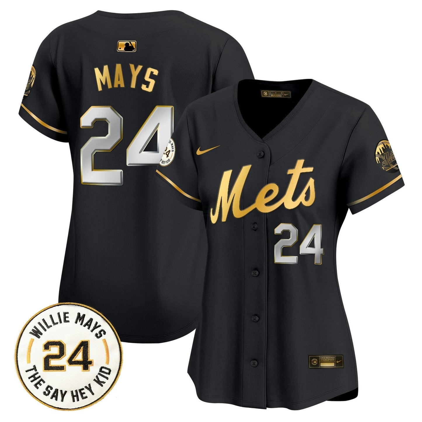 Camisa MLB Women’s Willie Mays Patch Vapor Premier Limited Jersey
