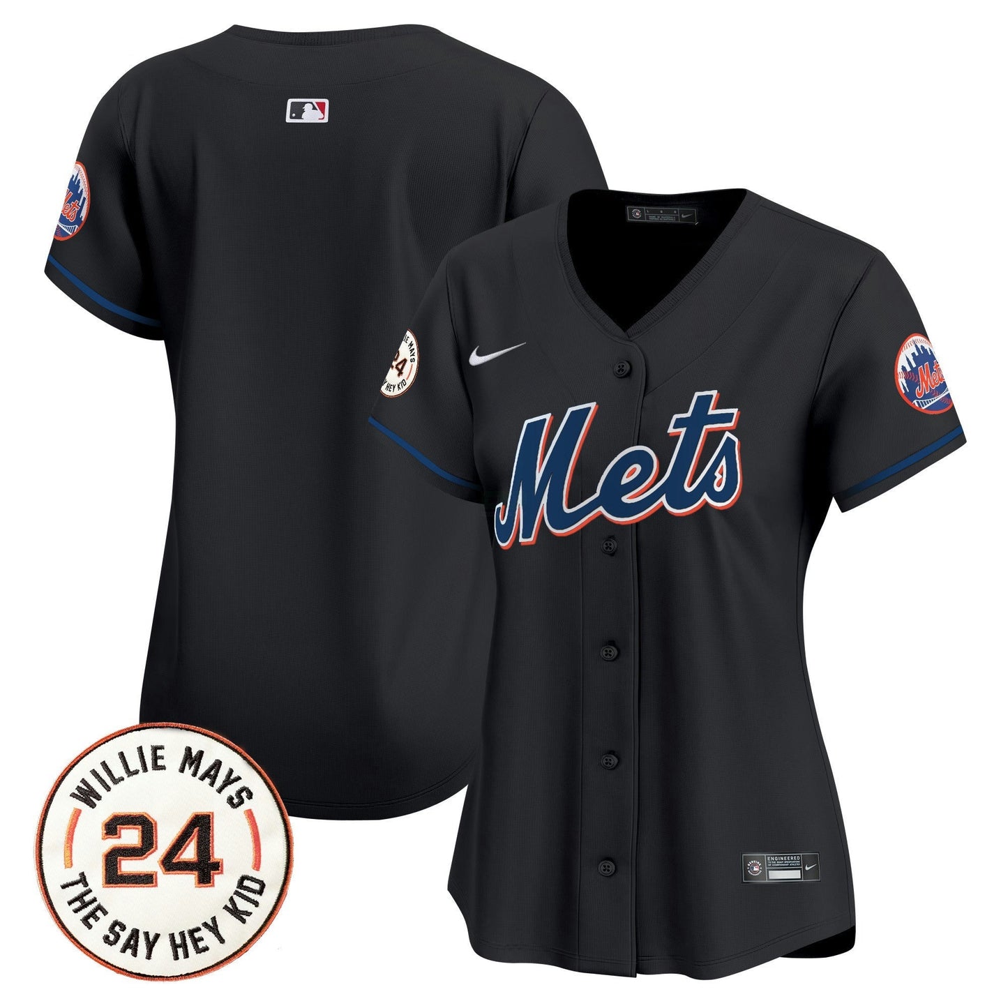 Camisa MLB Women’s Willie Mays Patch Vapor Premier Limited Jersey