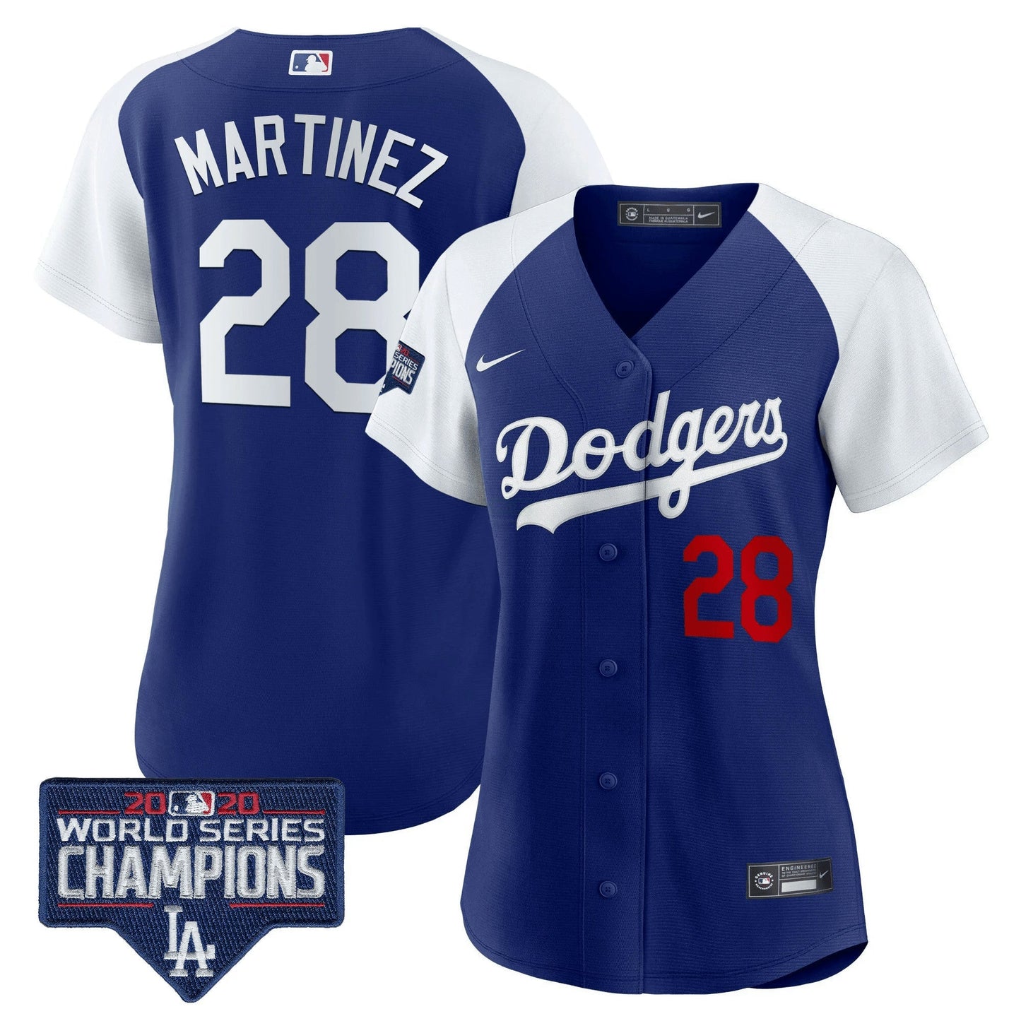 Camisa MLB Women’s World Series Champions Patch Jersey