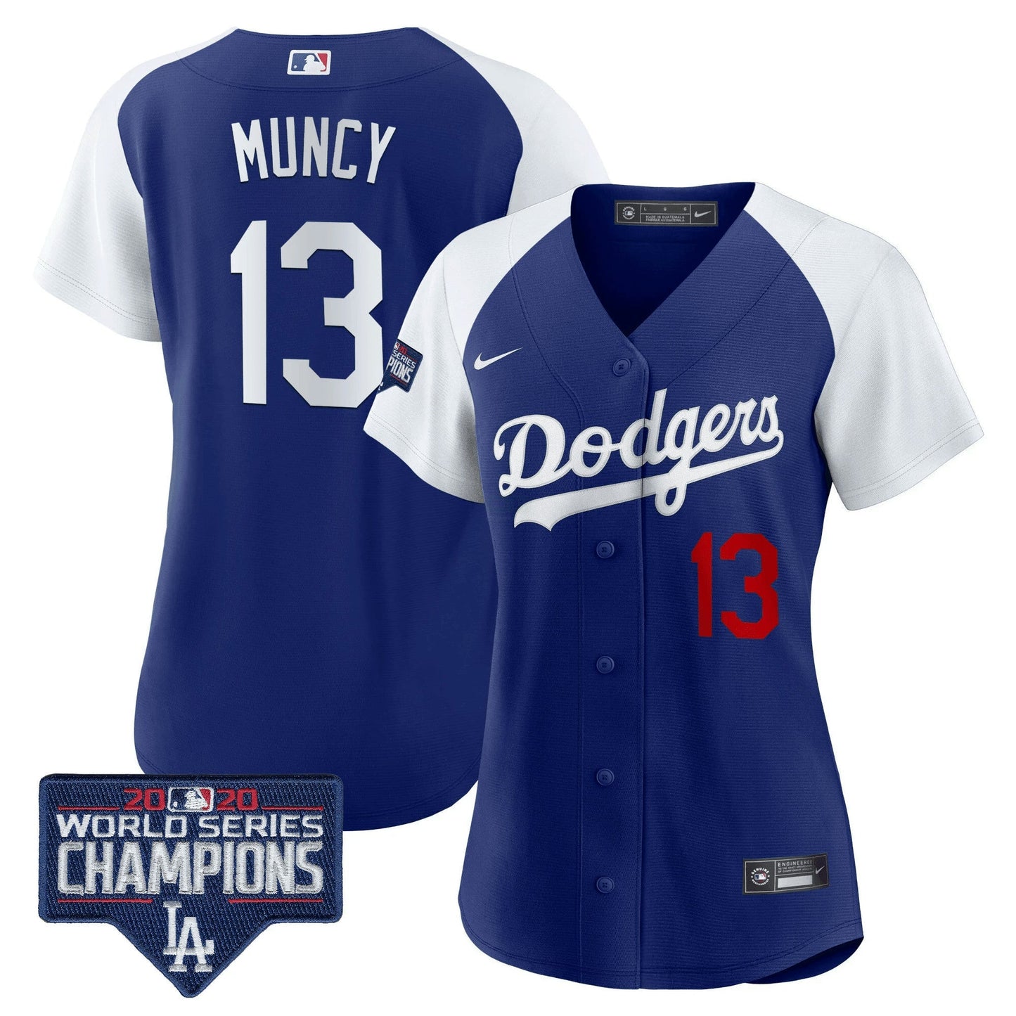 Camisa MLB Women’s World Series Champions Patch Jersey