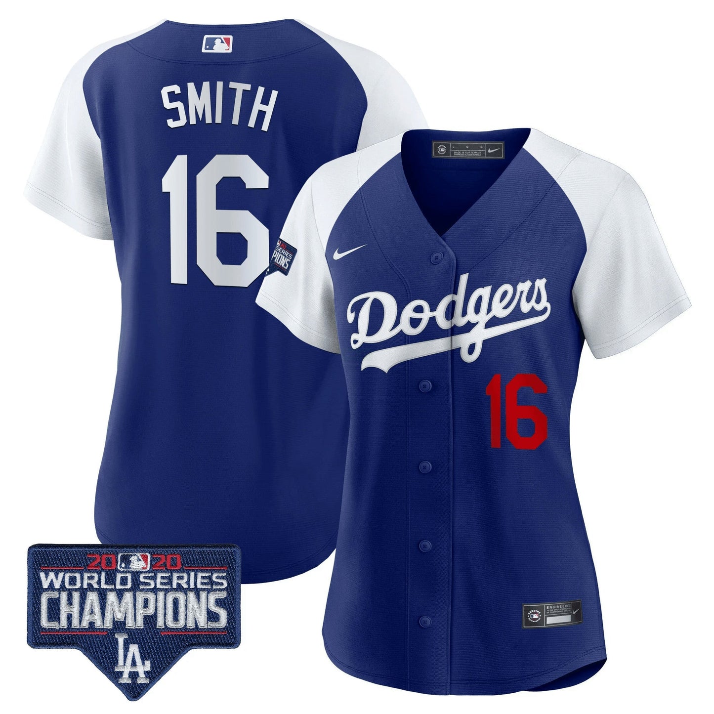 Camisa MLB Women’s World Series Champions Patch Jersey