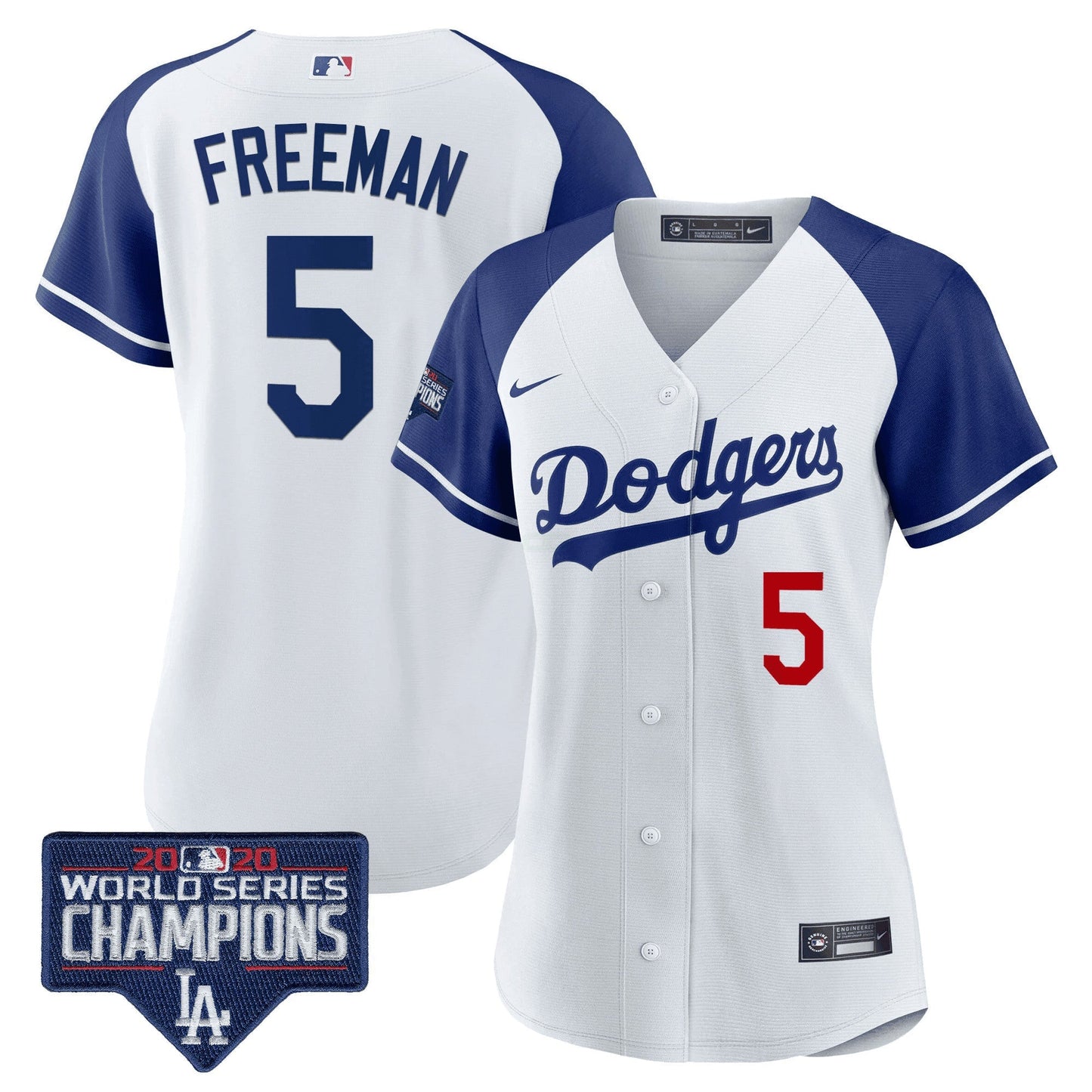 Camisa MLB Women’s World Series Champions Patch Jersey