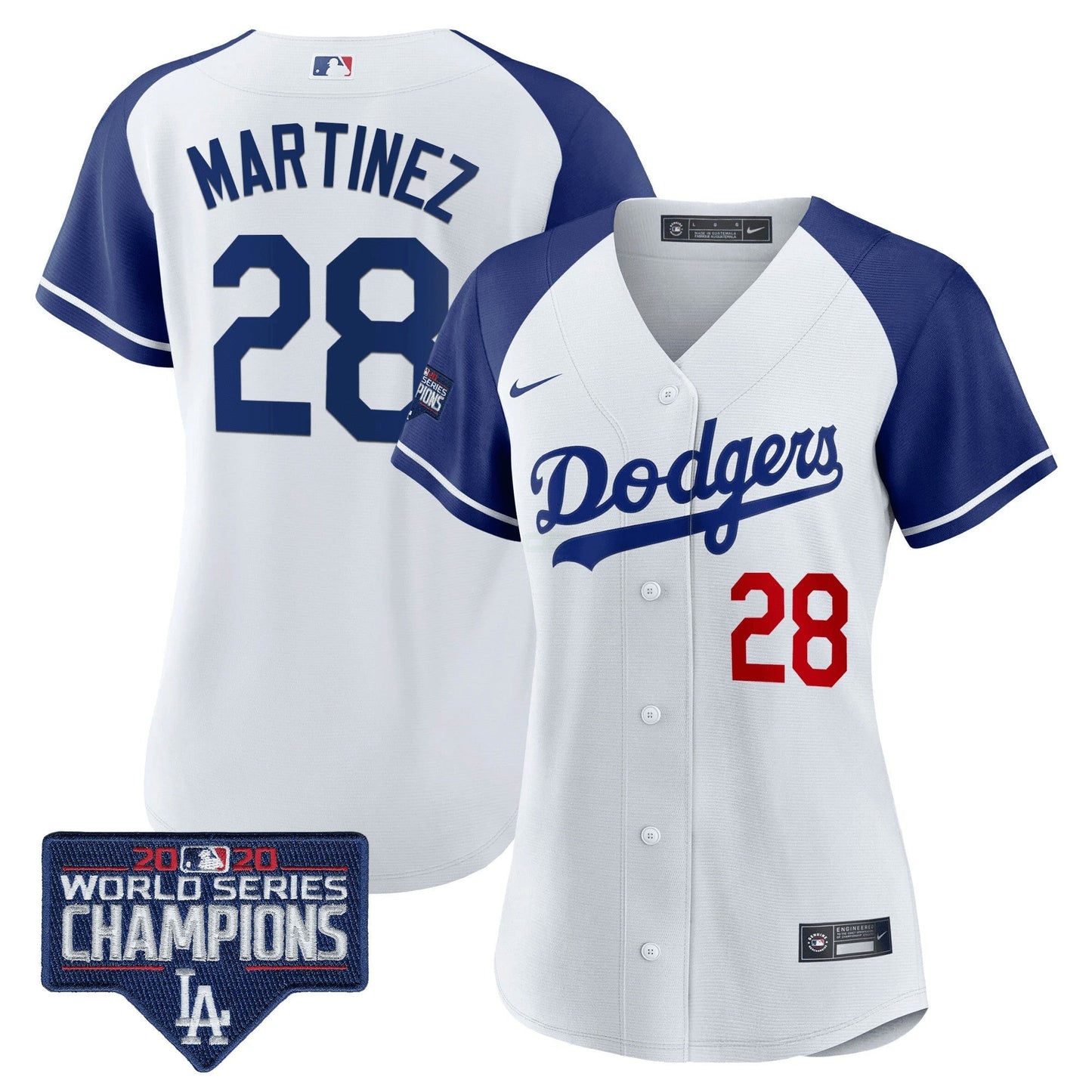 Camisa MLB Women’s World Series Champions Patch Jersey