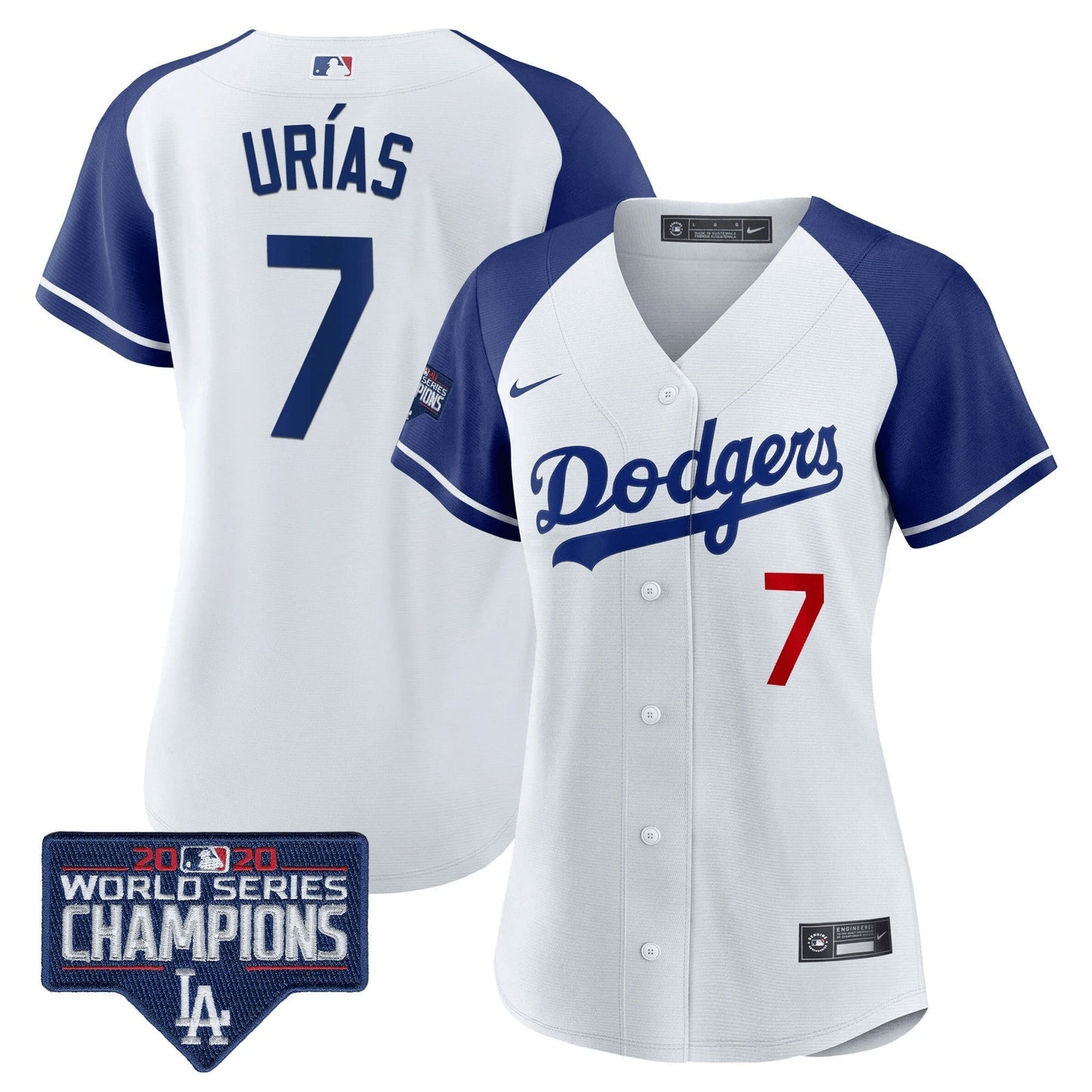 Camisa MLB Women’s World Series Champions Patch Jersey
