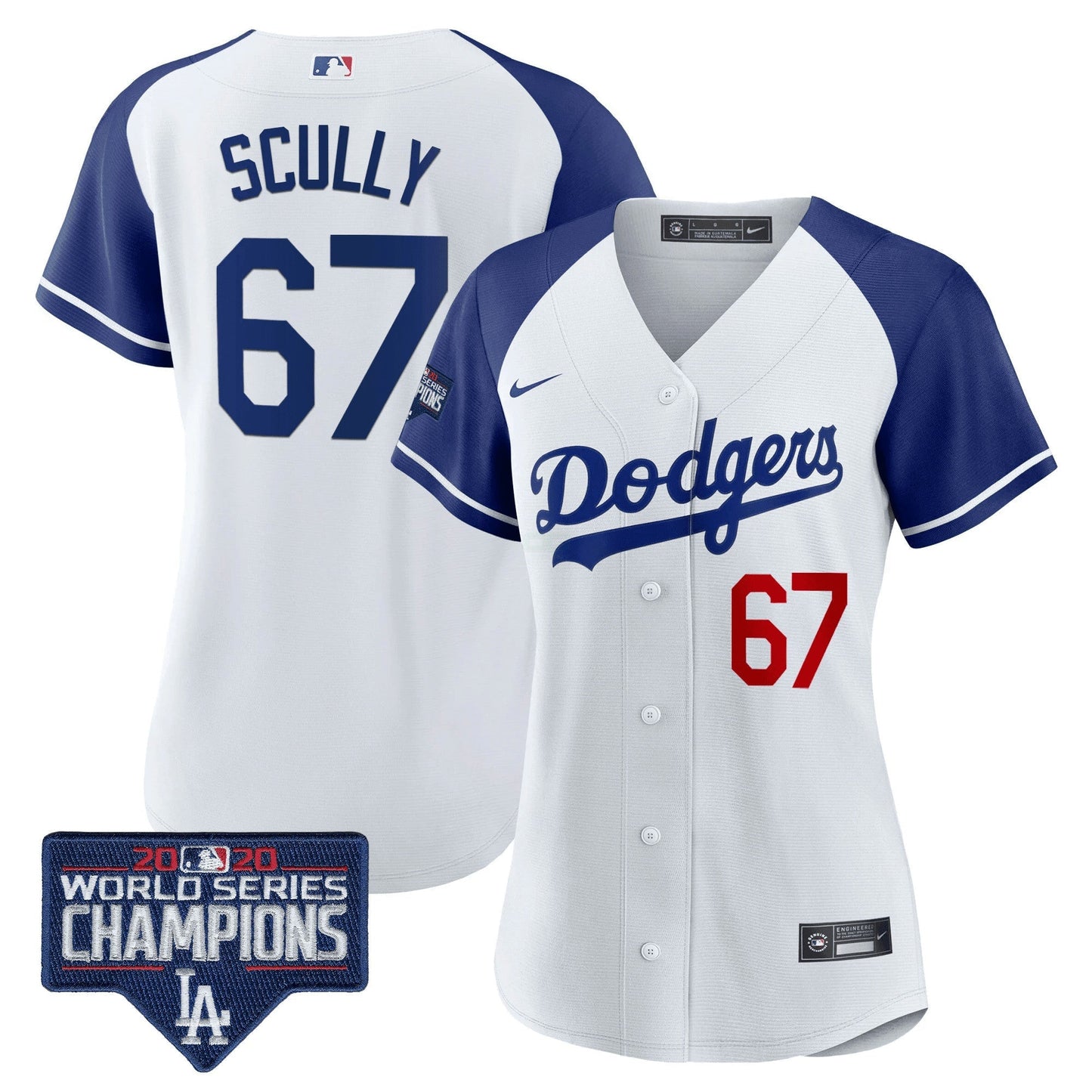 Camisa MLB Women’s World Series Champions Patch Jersey