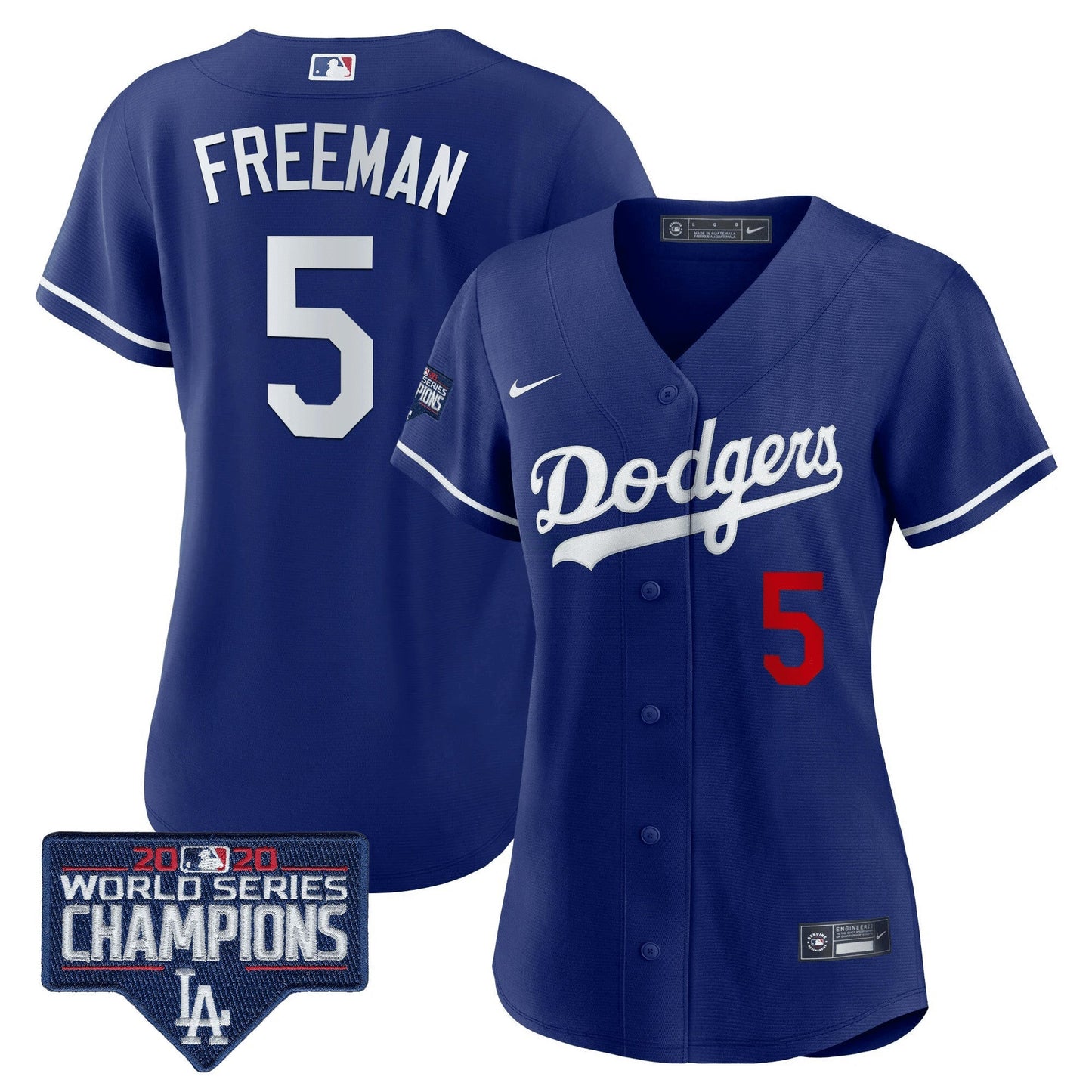 Camisa MLB Women’s World Series Champions Patch Jersey