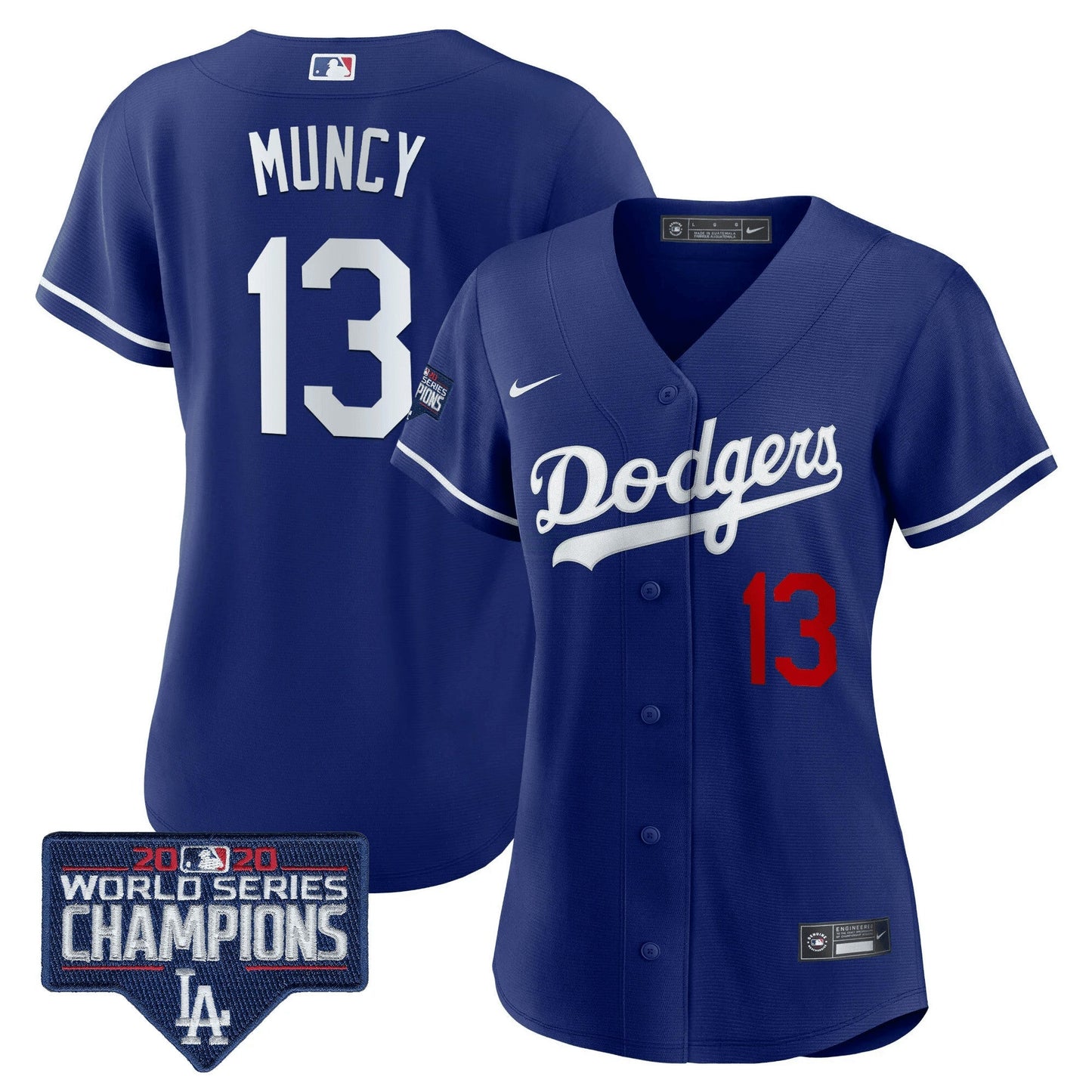 Camisa MLB Women’s World Series Champions Patch Jersey