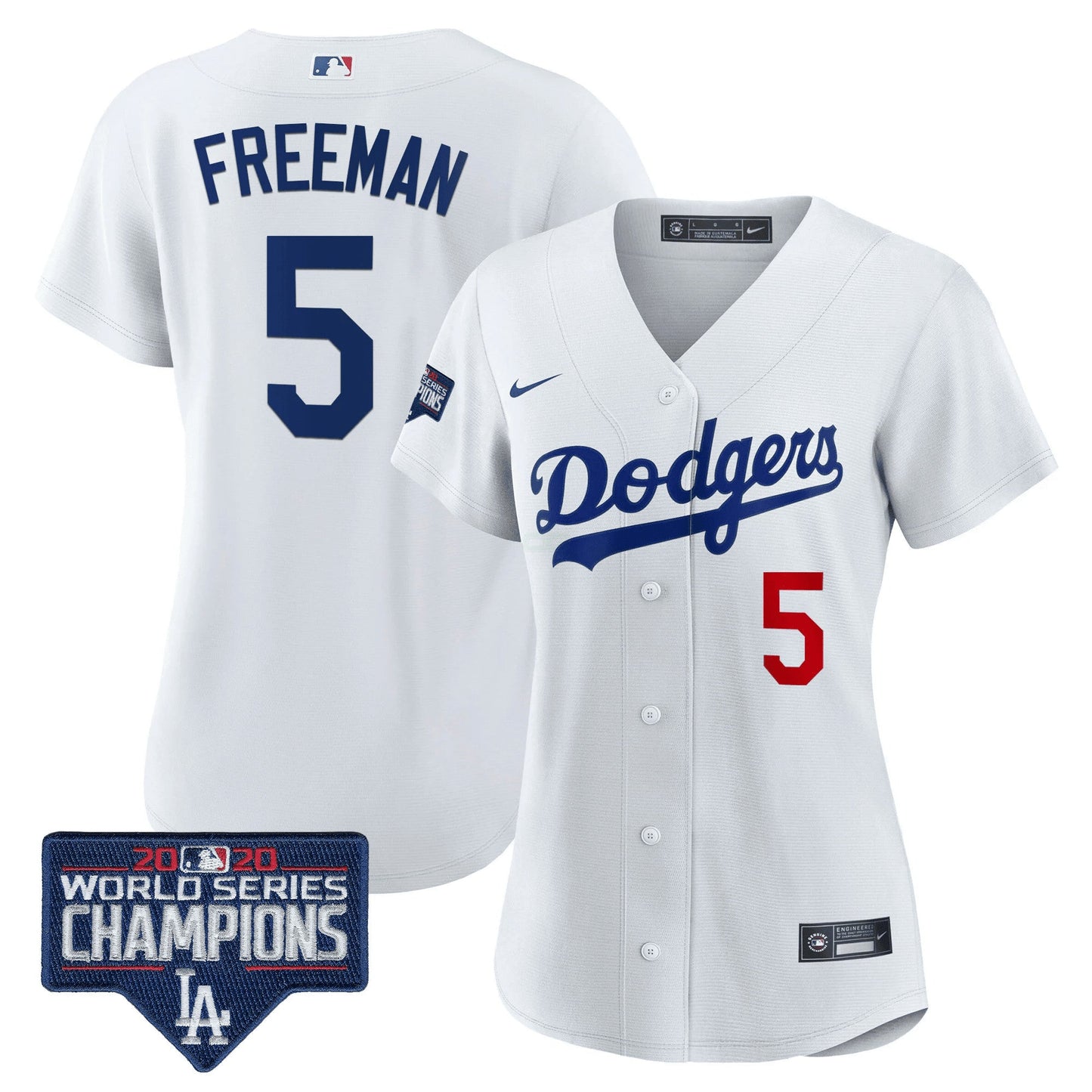 Camisa MLB Women’s World Series Champions Patch Jersey