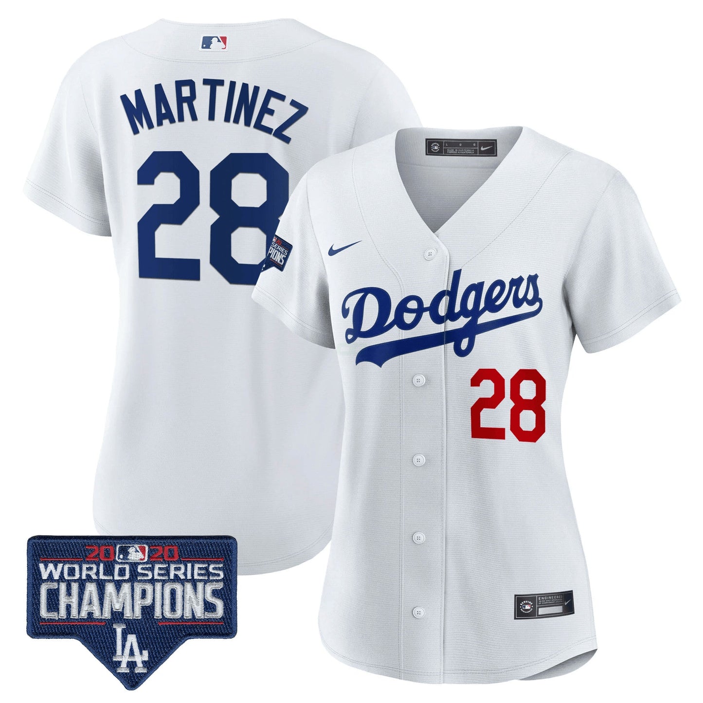 Camisa MLB Women’s World Series Champions Patch Jersey