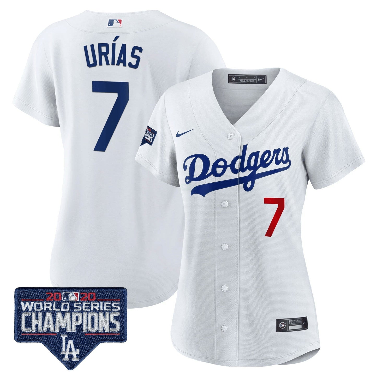 Camisa MLB Women’s World Series Champions Patch Jersey