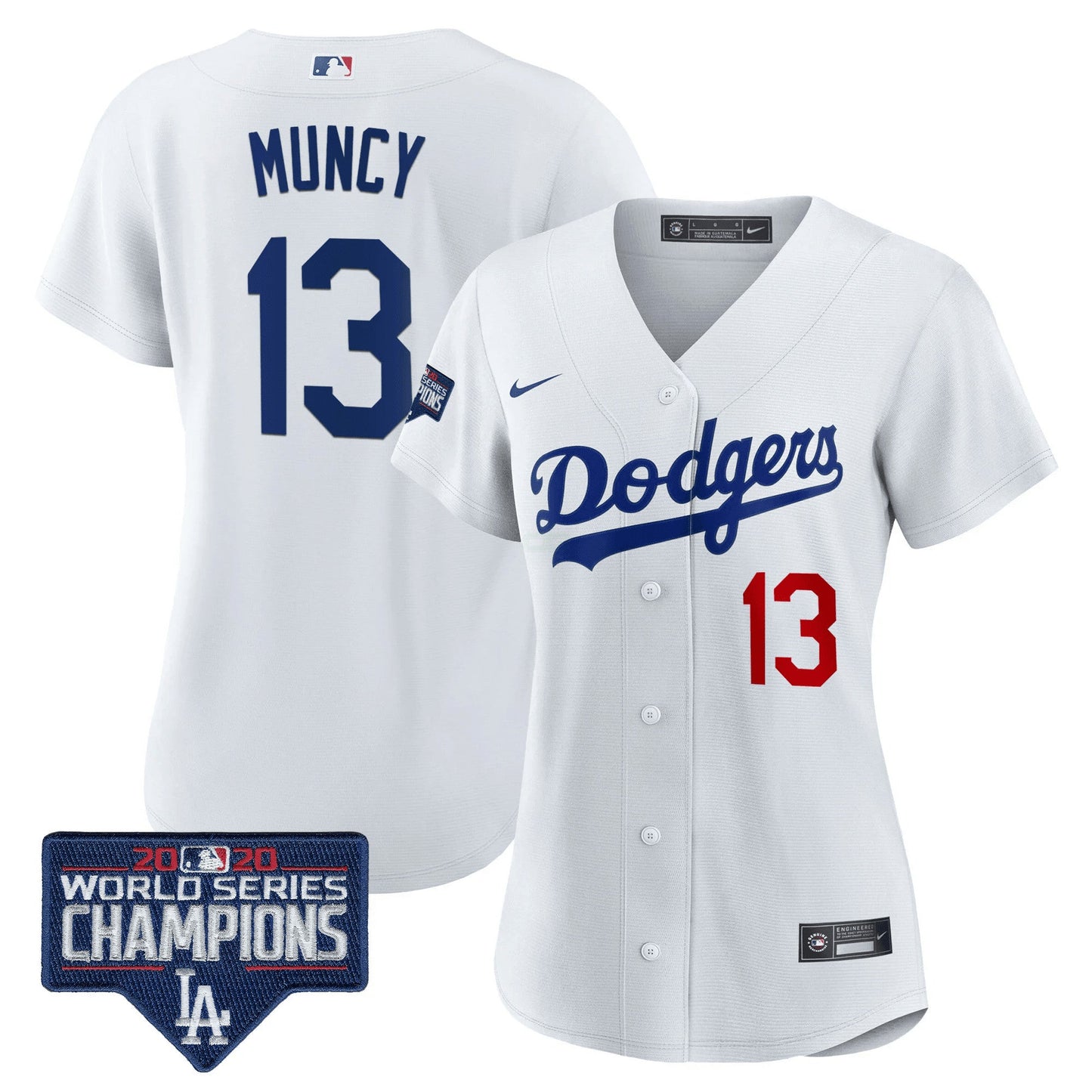 Camisa MLB Women’s World Series Champions Patch Jersey