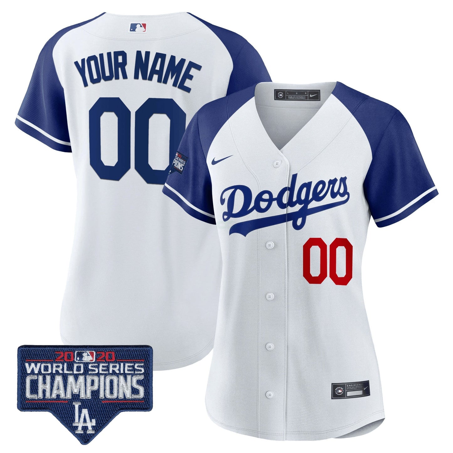Camisa MLB World Series Champions Patch Cool Base Jersey