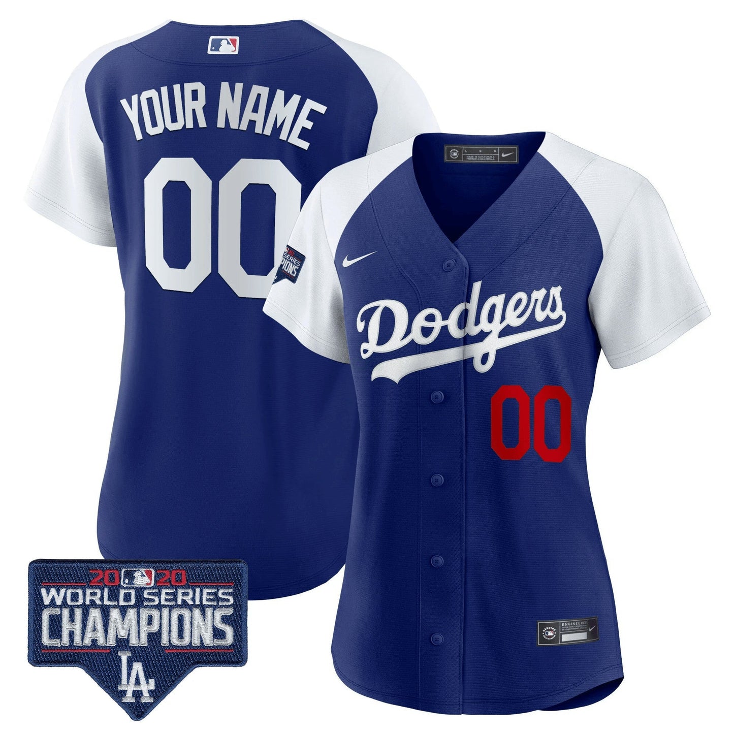 Camisa MLB World Series Champions Patch Cool Base Jersey