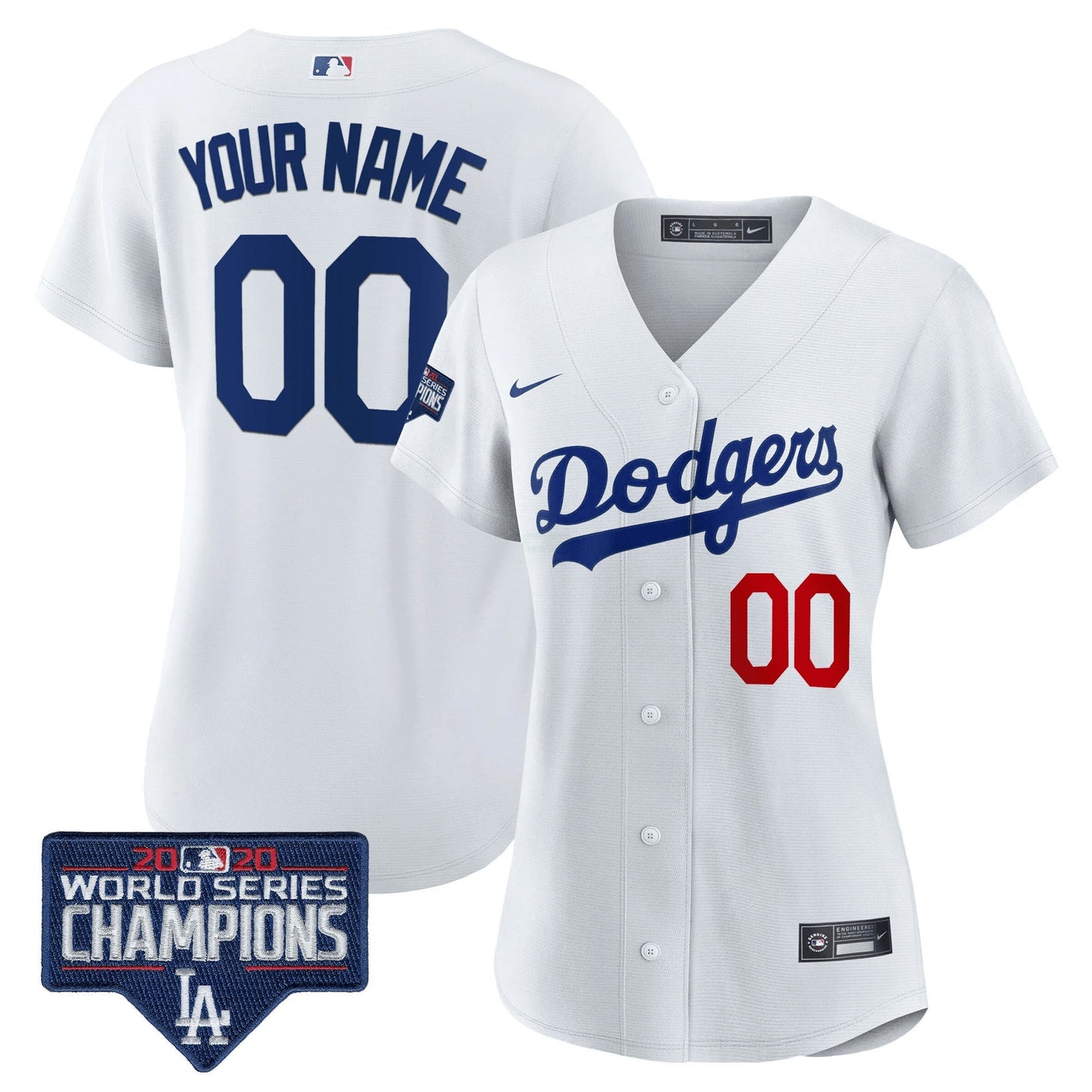 Camisa MLB World Series Champions Patch Cool Base Jersey