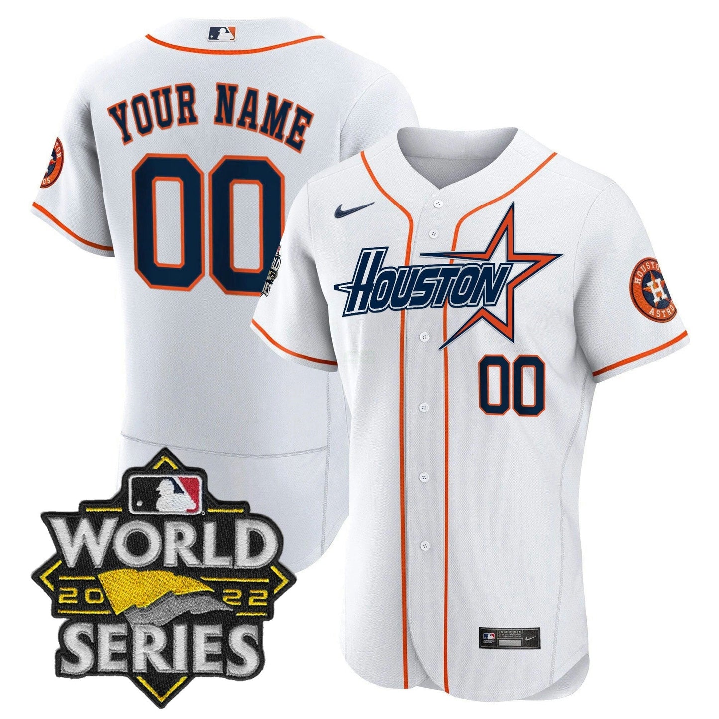 Camisa MLB World Series Preta Dourada Special Jersey