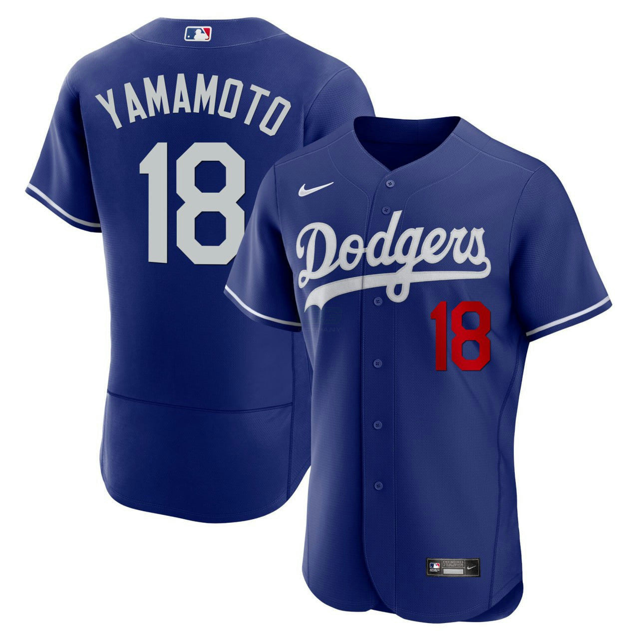 Camisa MLB Yoshinobu Yamamoto Los Angeles Blue Jersey - Azul