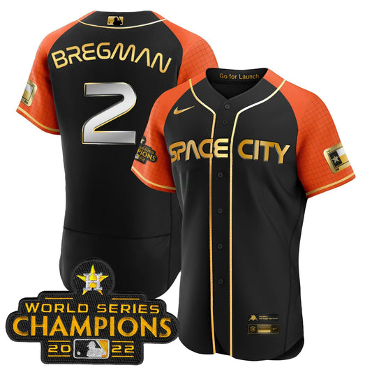 Camisa MLB Youth’s 2023 Space City Champions Flex Jersey