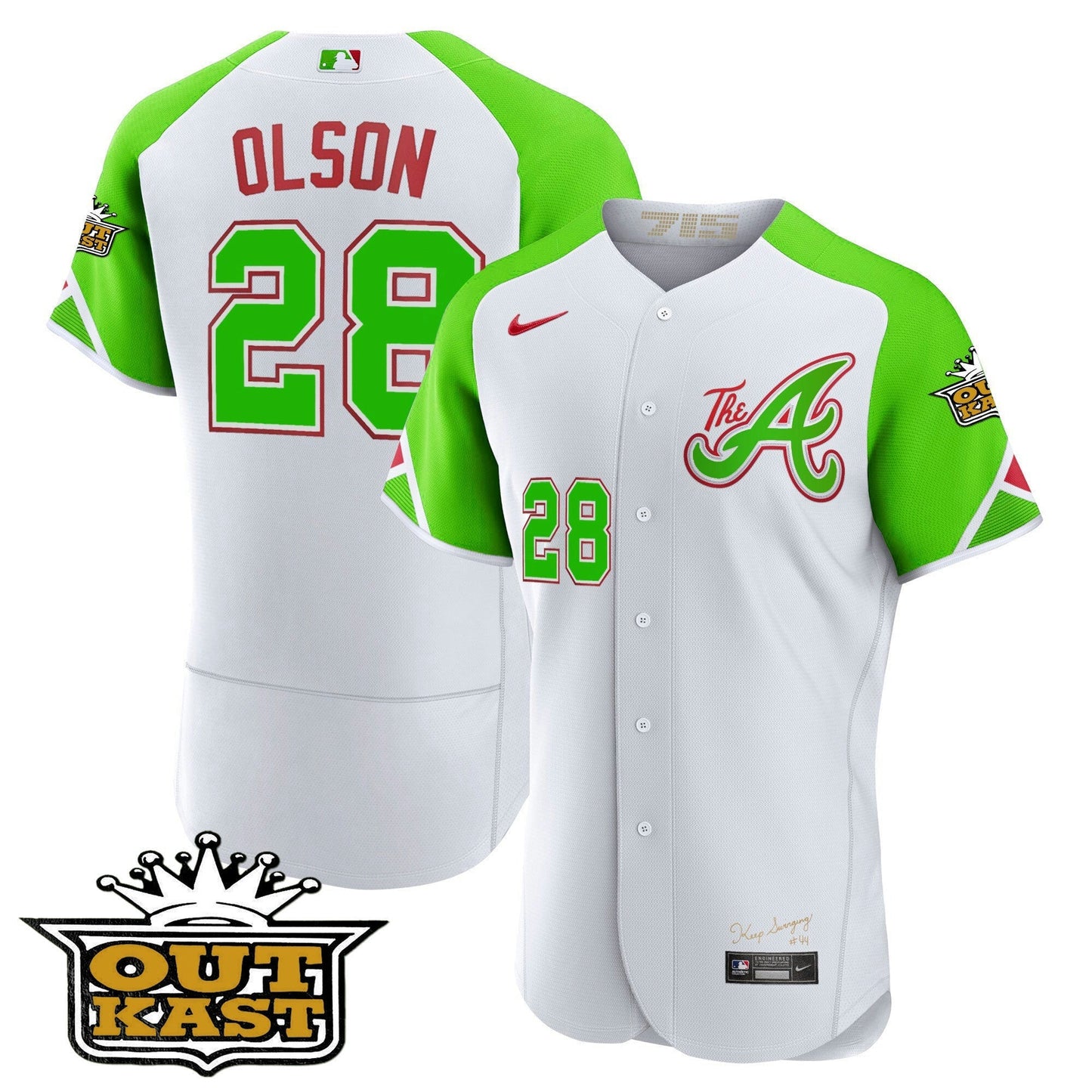 Camisa MLB Youth’s Atlanta Atliens City Connect Flex Base Jersey