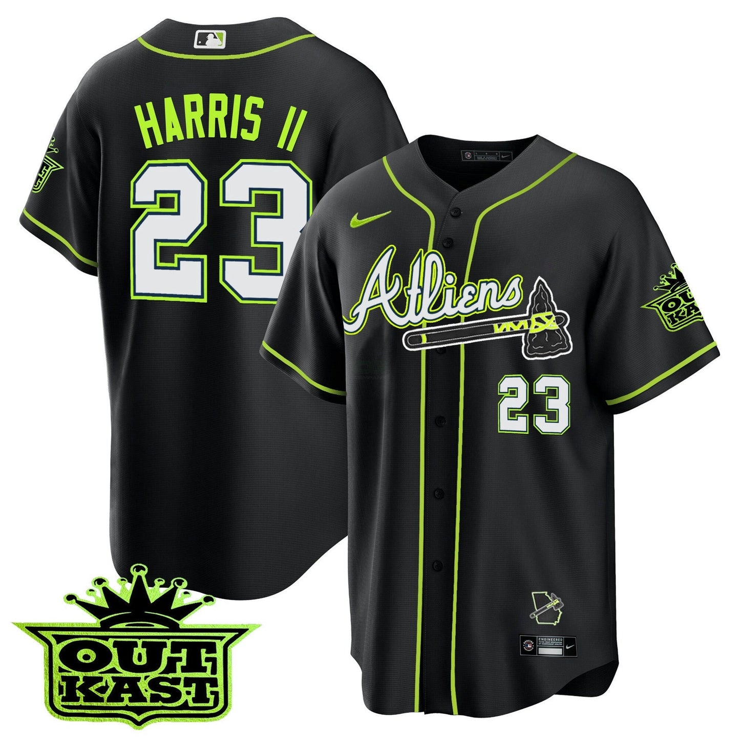 Camisa MLB Youth’s Atlanta Atliens Cool Base Jersey