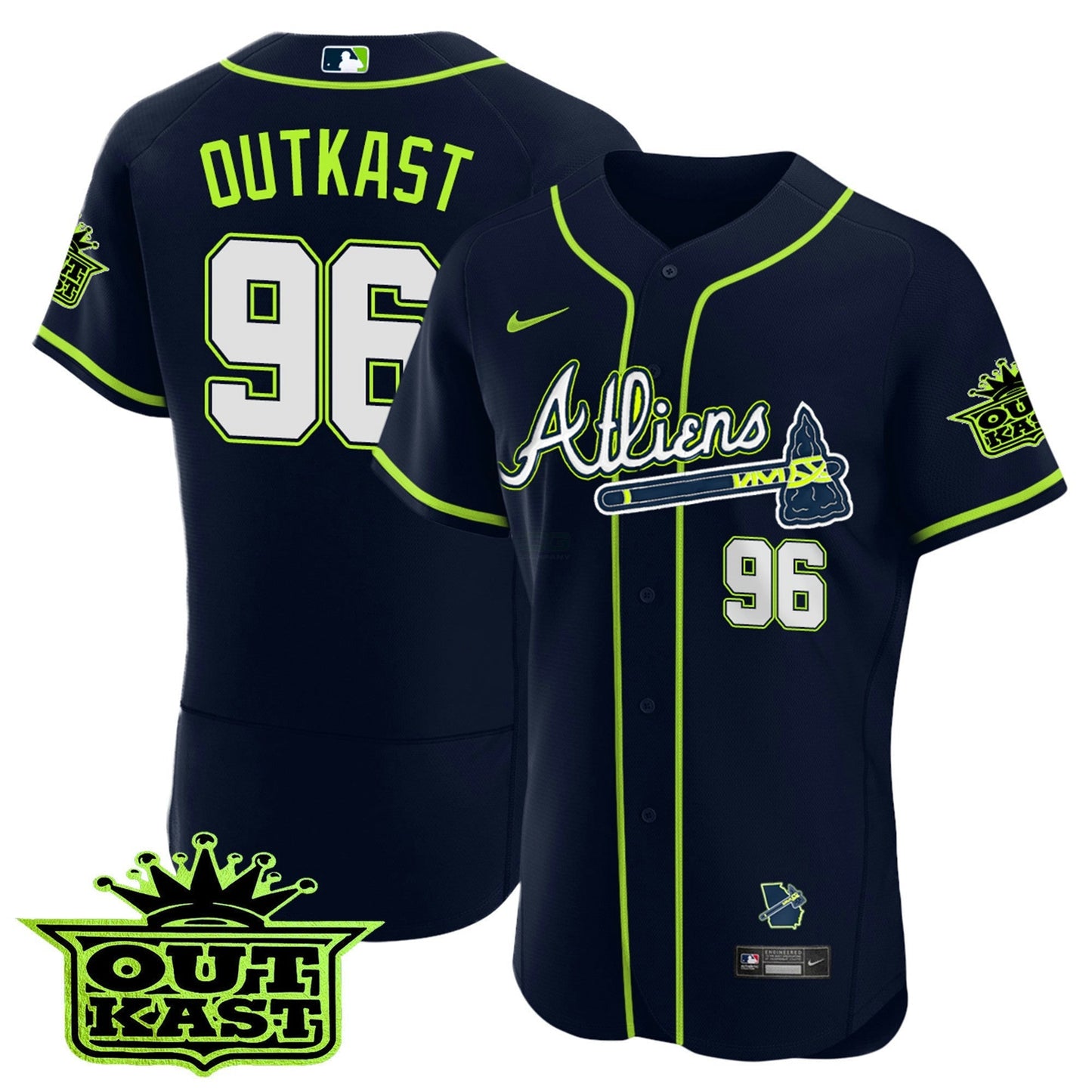 Camisa MLB Youth’s Atlanta Atliens Flex Base Jersey