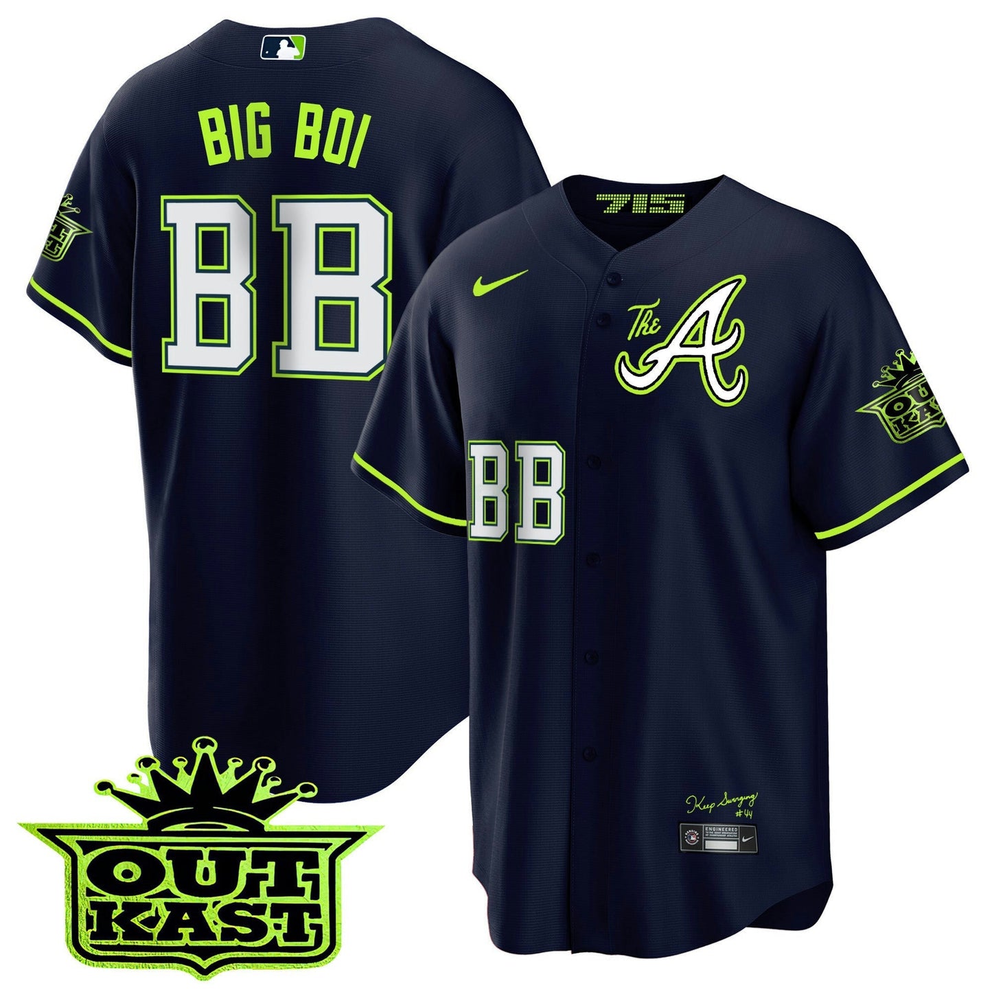 Camisa MLB Youth’s Atlanta Atliens The A Cool Base Jersey