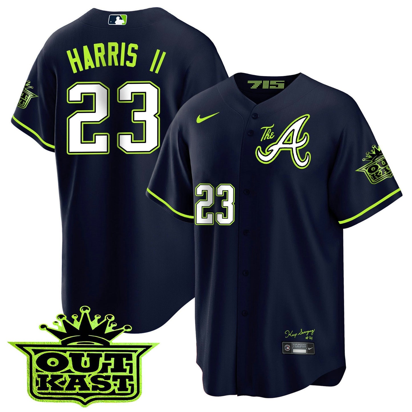 Camisa MLB Youth’s Atlanta Atliens The A Cool Base Jersey