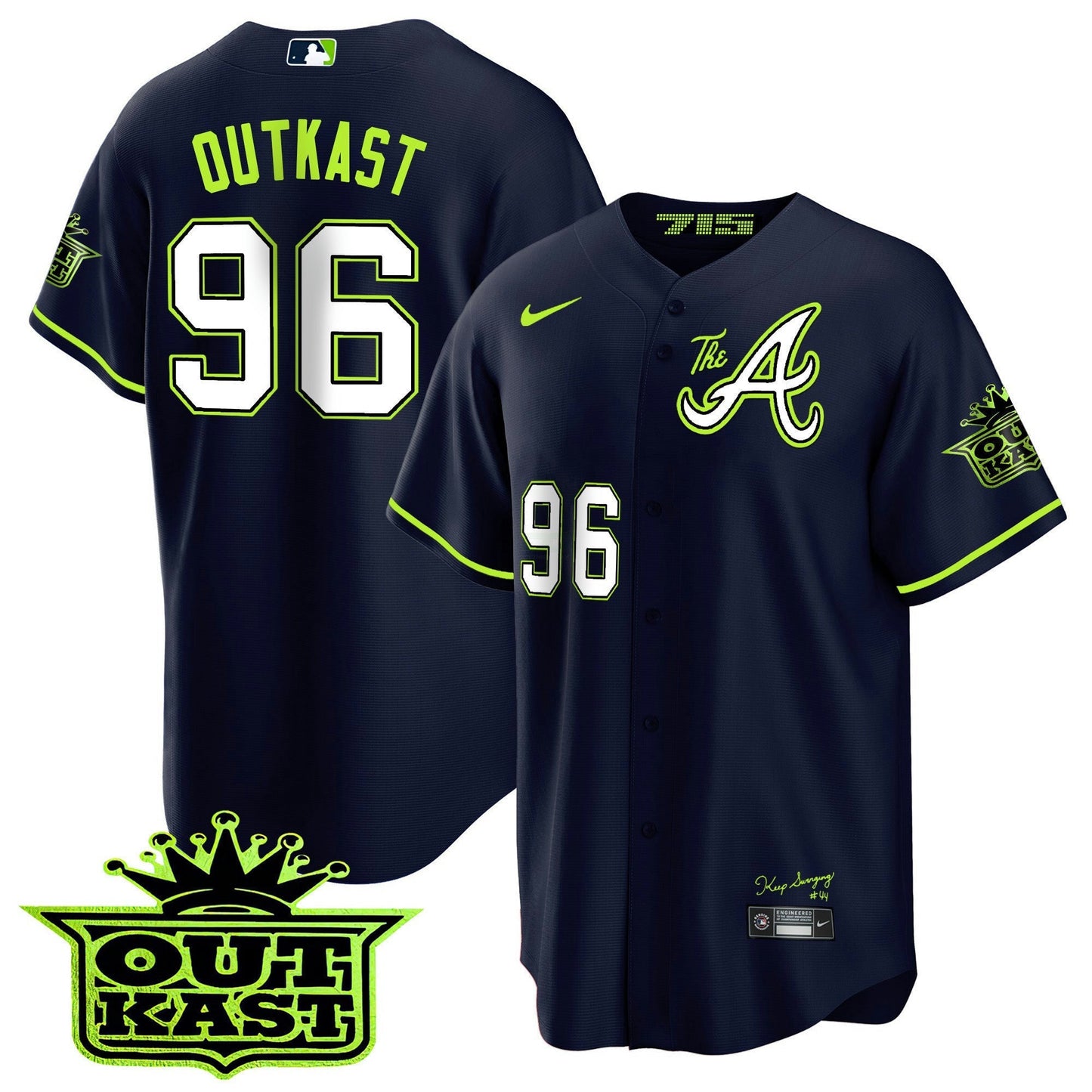 Camisa MLB Youth’s Atlanta Atliens The A Cool Base Jersey