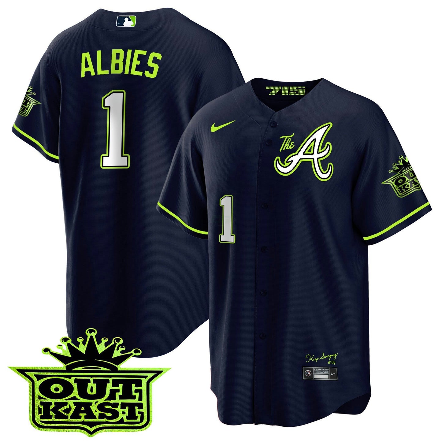 Camisa MLB Youth’s Atlanta Atliens The A Cool Base Jersey