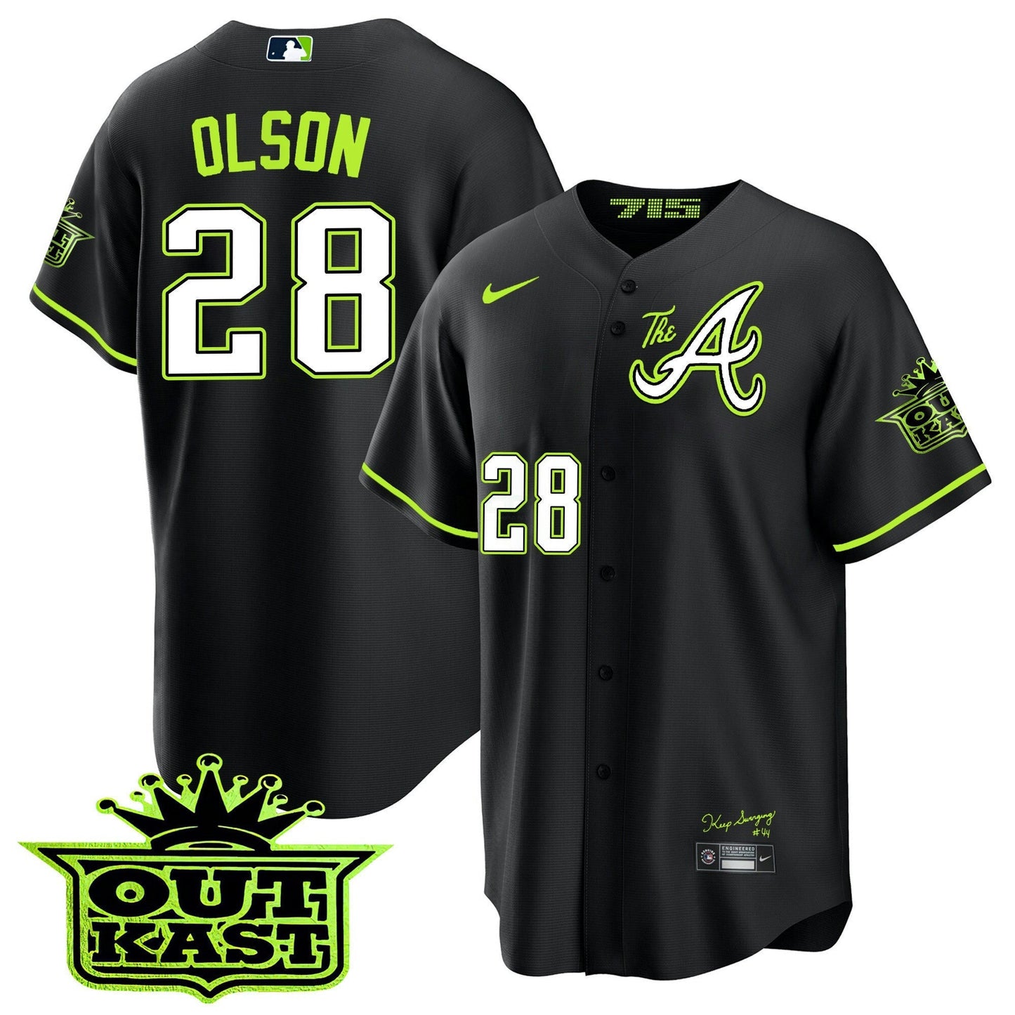 Camisa MLB Youth’s Atlanta Atliens The A Cool Base Jersey
