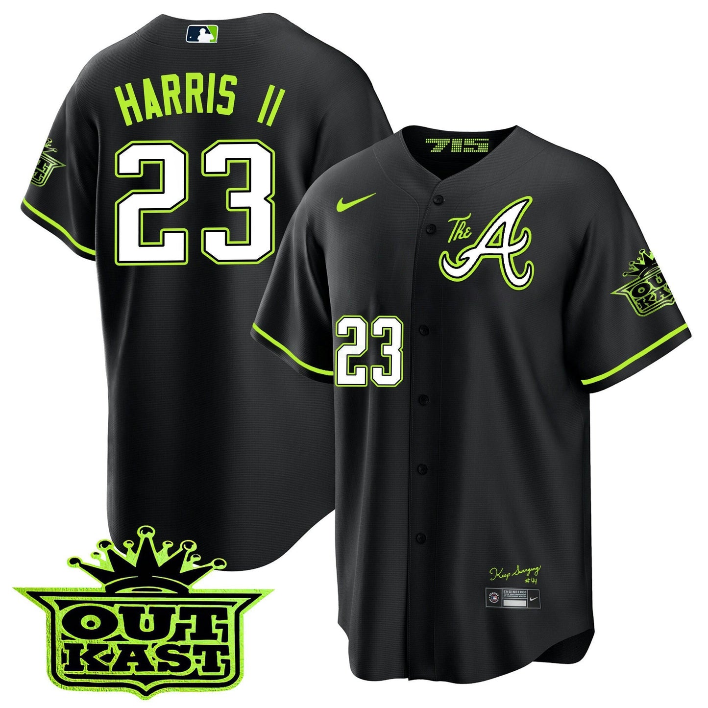 Camisa MLB Youth’s Atlanta Atliens The A Cool Base Jersey