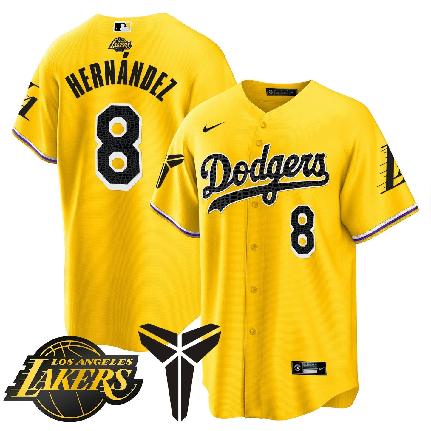 Camisa MLB Youth’s Cool Base Mamba Jersey V2