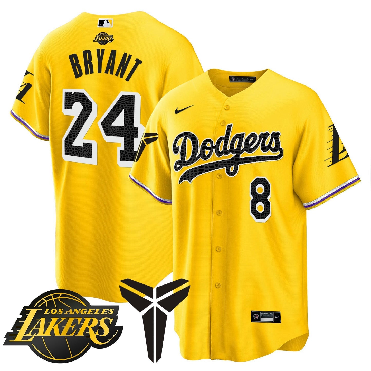 Camisa MLB Youth’s Cool Base Mamba Jersey V2