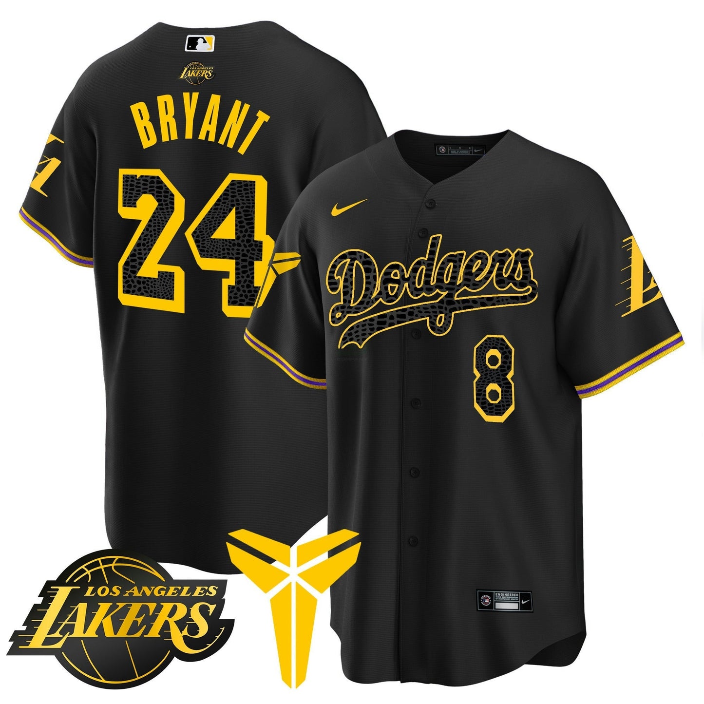 Camisa MLB Youth’s Cool Base Mamba Jersey V2