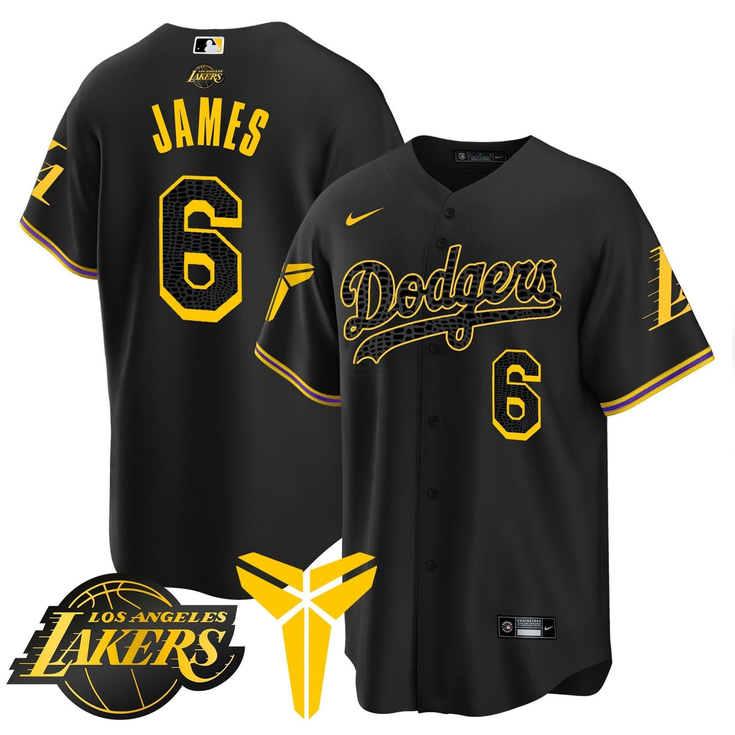 Camisa MLB Youth’s Cool Base Mamba Jersey V2