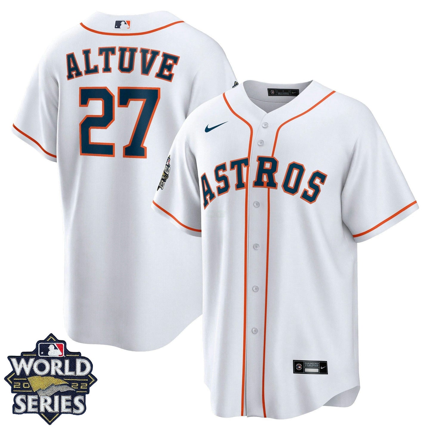 Camisa MLB Youth’s Houston 2022 World Series Player Jersey