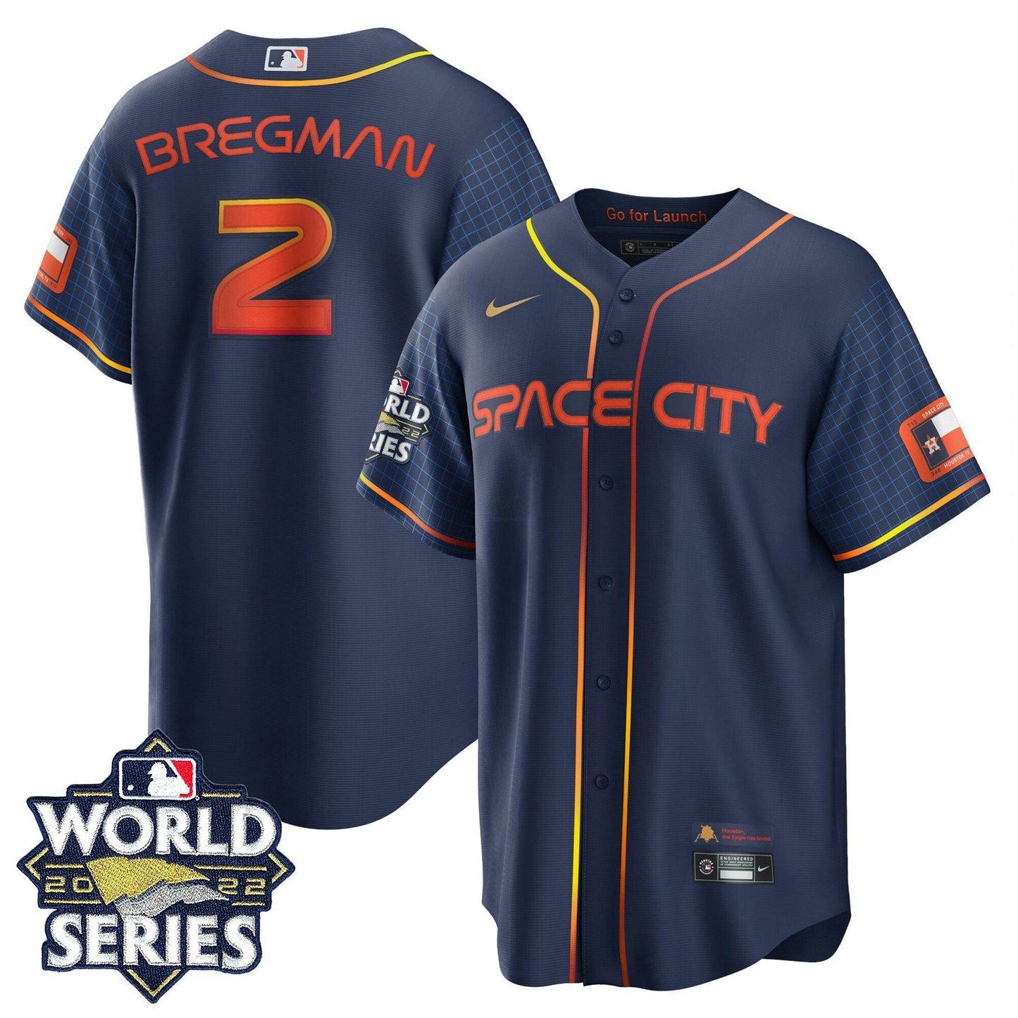 Camisa MLB Youth’s Houston 2022 World Series Player Jersey