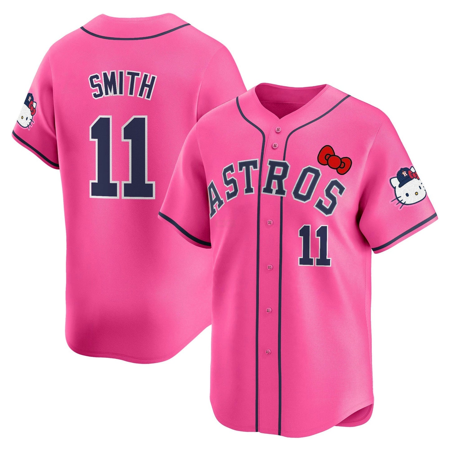 Camisa MLB Youth’s Houston Hello Kitty Vapor Premier Limited Jersey V2