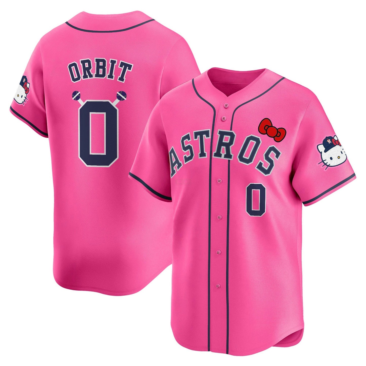 Camisa MLB Youth’s Houston Hello Kitty Vapor Premier Limited Jersey V2