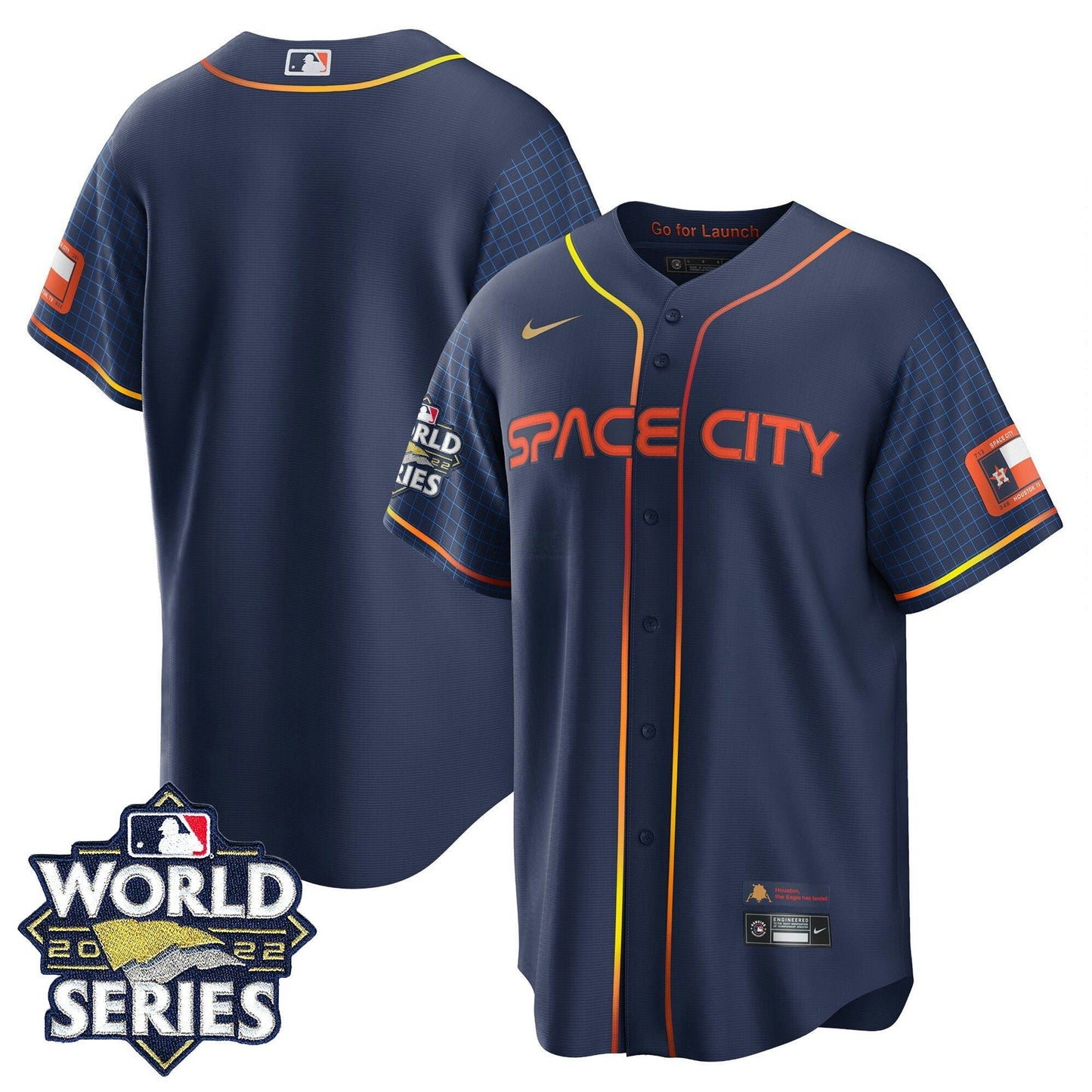 Camisa MLB Youth’s Houston Space City 2022 World Series Jersey