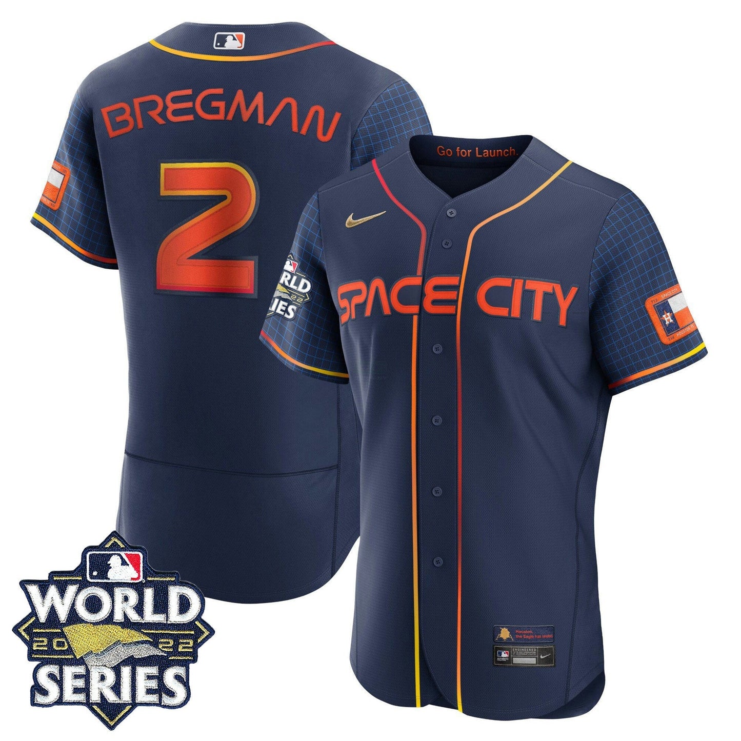 Camisa MLB Youth’s Houston Space City 2022 World Series Jersey