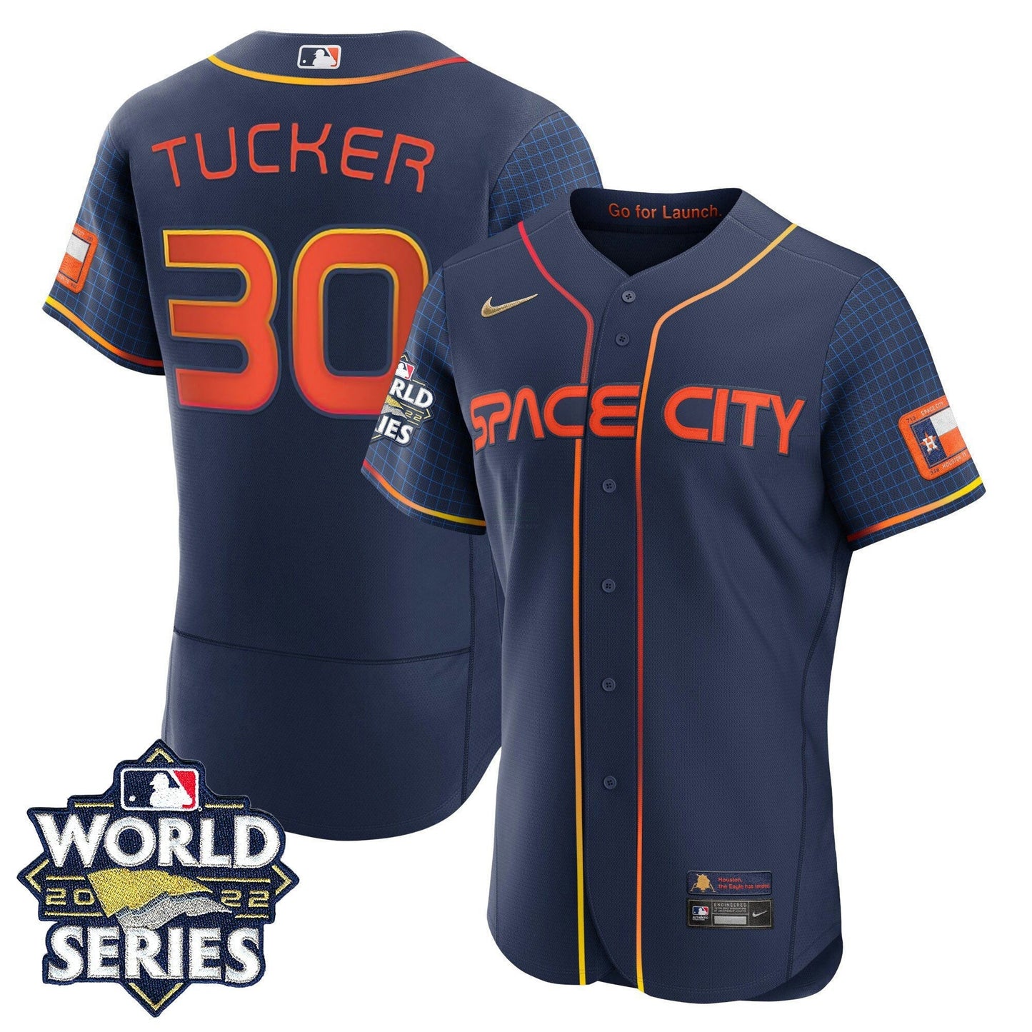 Camisa MLB Youth’s Houston Space City 2022 World Series Jersey