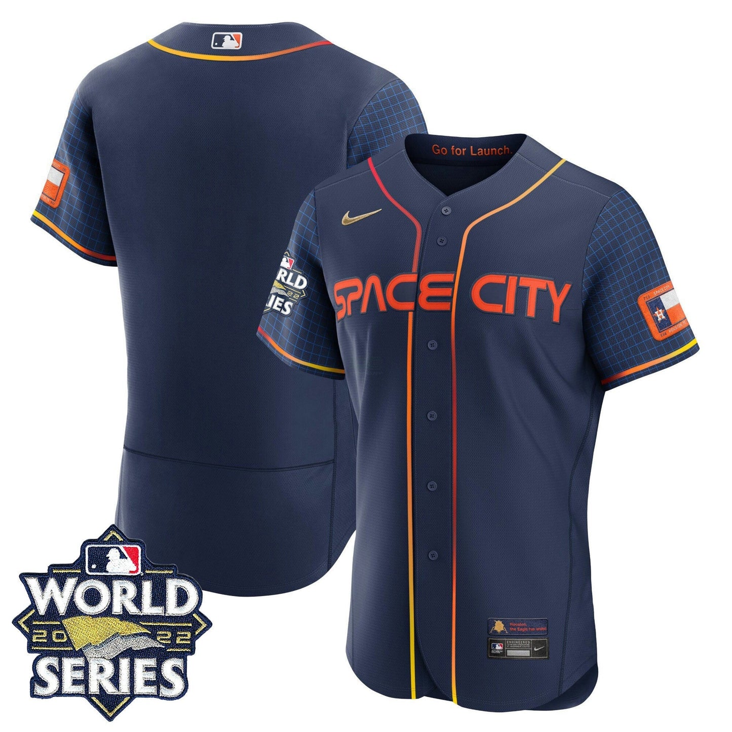 Camisa MLB Youth’s Houston Space City 2022 World Series Jersey