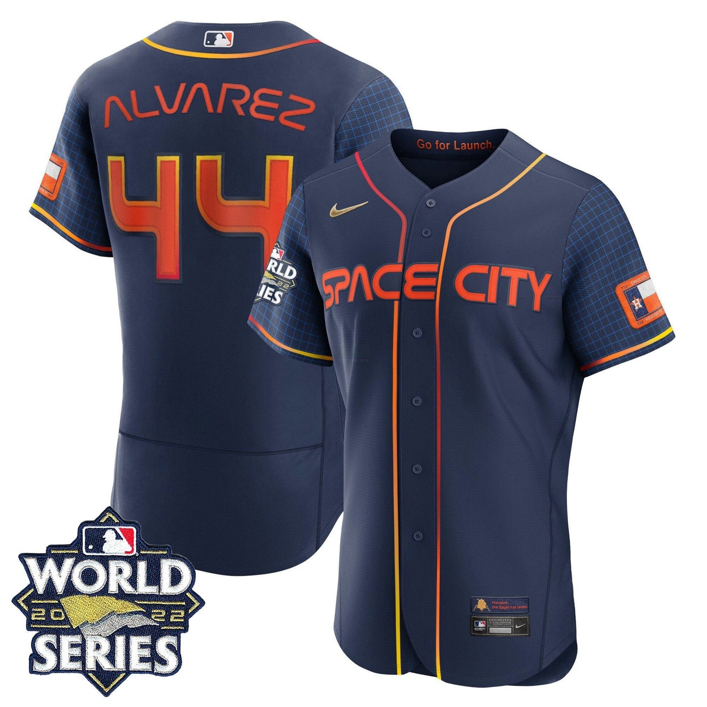 Camisa MLB Youth’s Houston Space City 2022 World Series Jersey